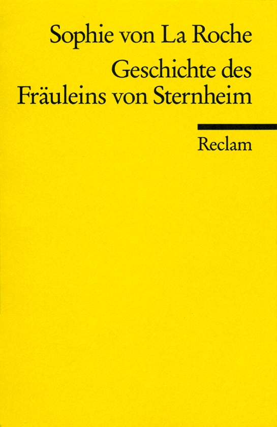 Sternheim Reclam Cover